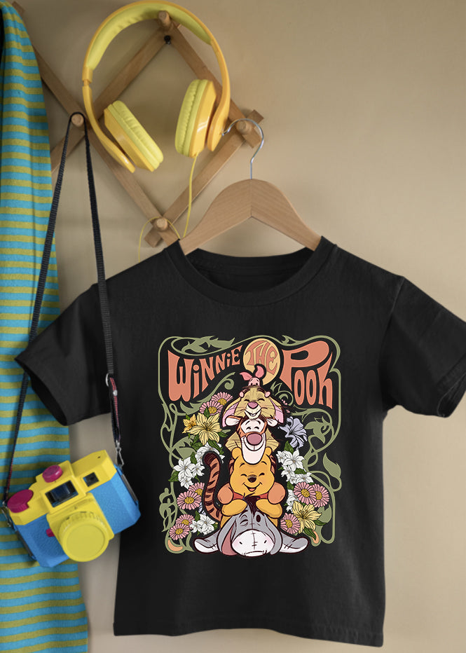 100 Acre Wood Children's Black Tee