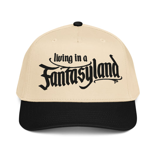 living in a fantasyland disney inspired backball cap black