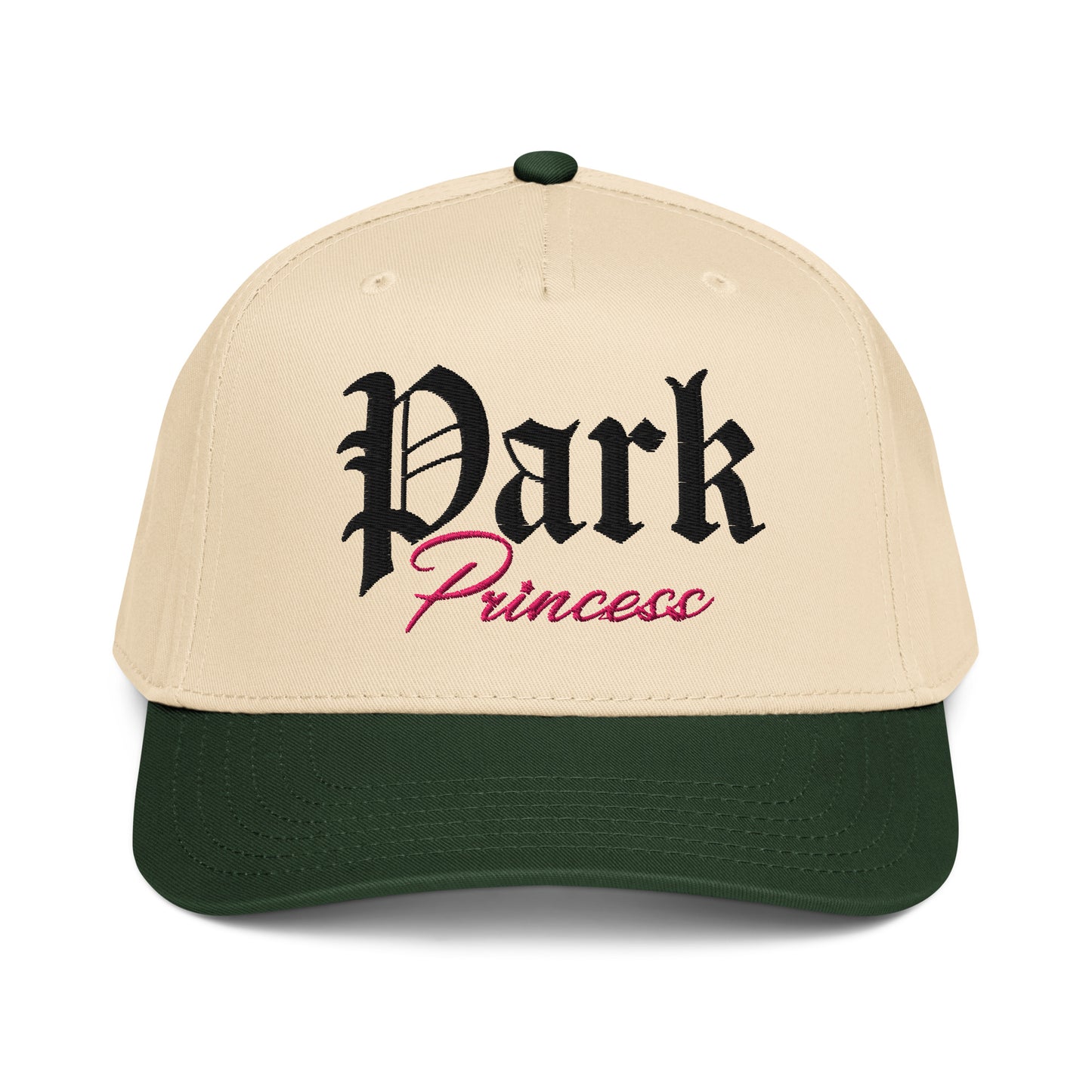 park princess theme park disney inspired baseball cap in green