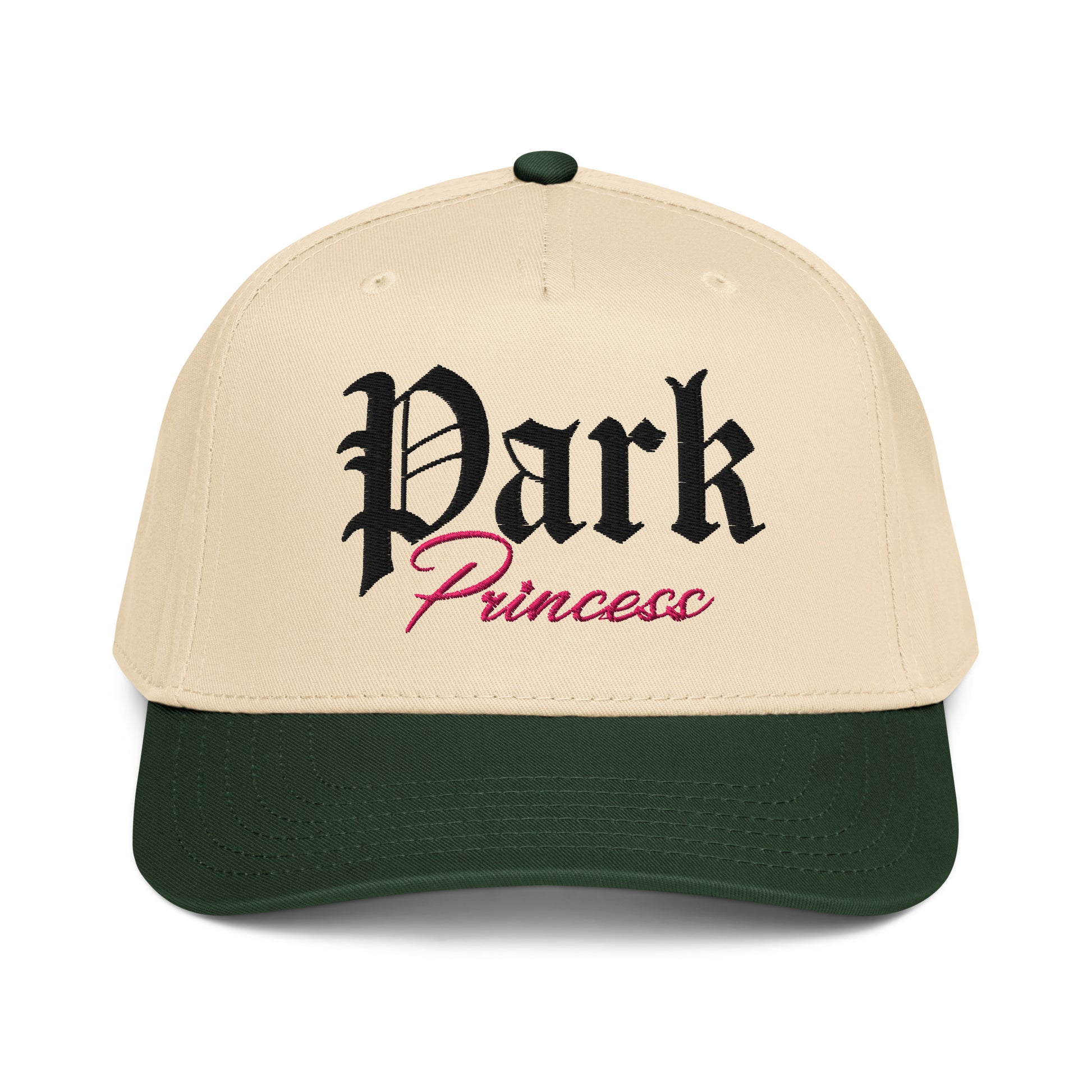 park princess theme park disney inspired baseball cap in green