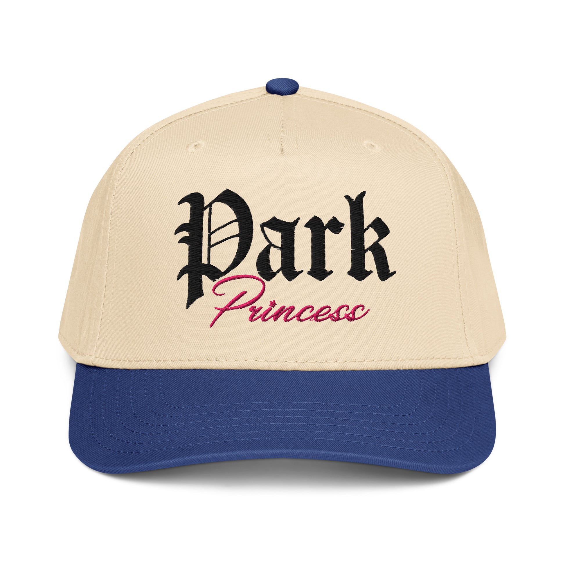 park princess theme park disney inspired baseball cap in royal blue