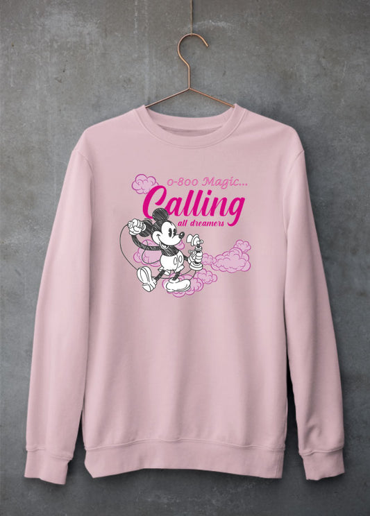 Calling all Dreamers Pink Sweatshirt