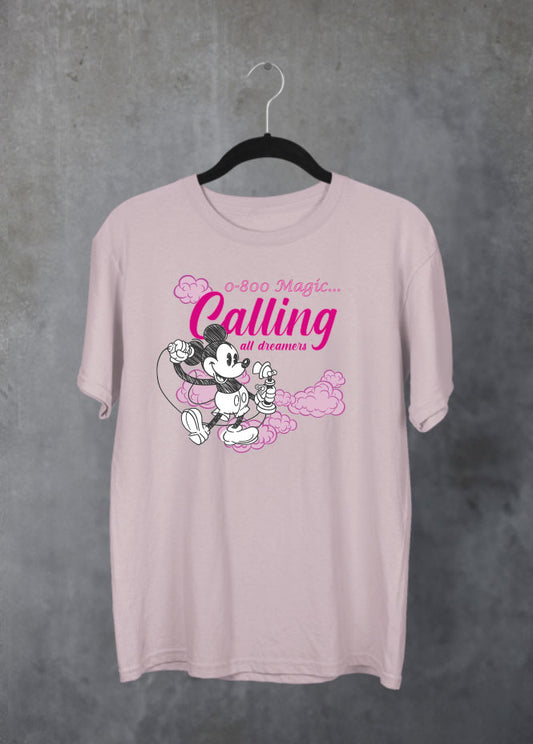 Calling all Dreamers Pink T-Shirt