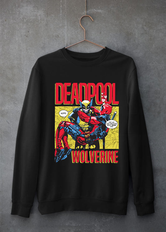 Deadpool & Wolverine Bubs Black Sweatshirt