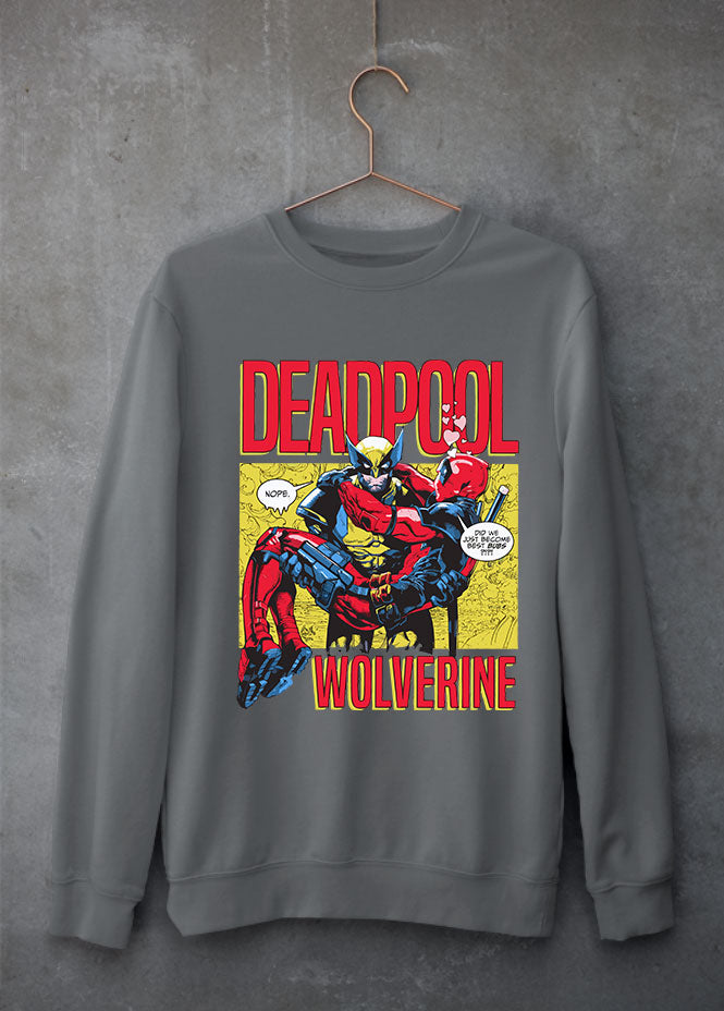 Deadpool & Wolverine Bubs Grey Sweatshirt