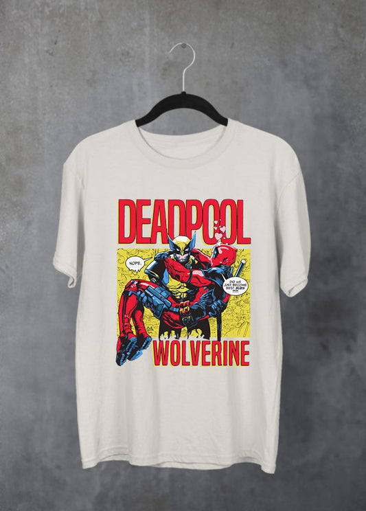 Deadpool & Wolverine Bubs Sand T-Shirt