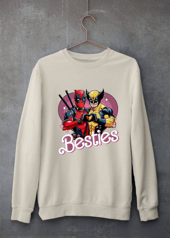 Deadpool & Wolverine Heart Sand Sweatshirt