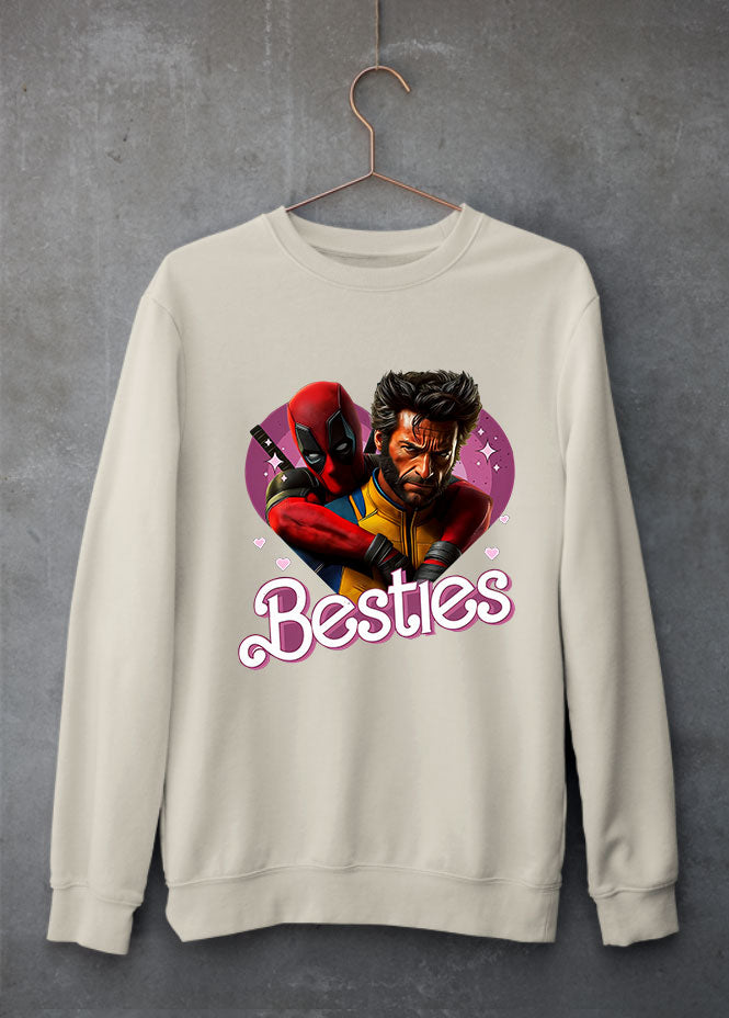 Deadpool & Wolverine Besties Sand Sweatshirt