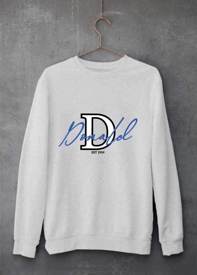 Donald Signature Ash Sweatshirt