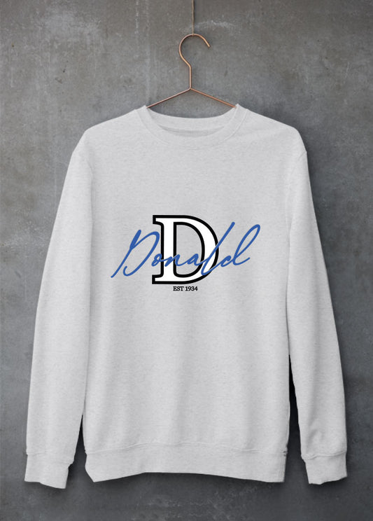 Donald Signature Ash Sweatshirt