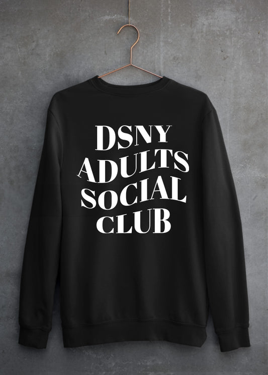 Disney Adults Black Sweatshirt