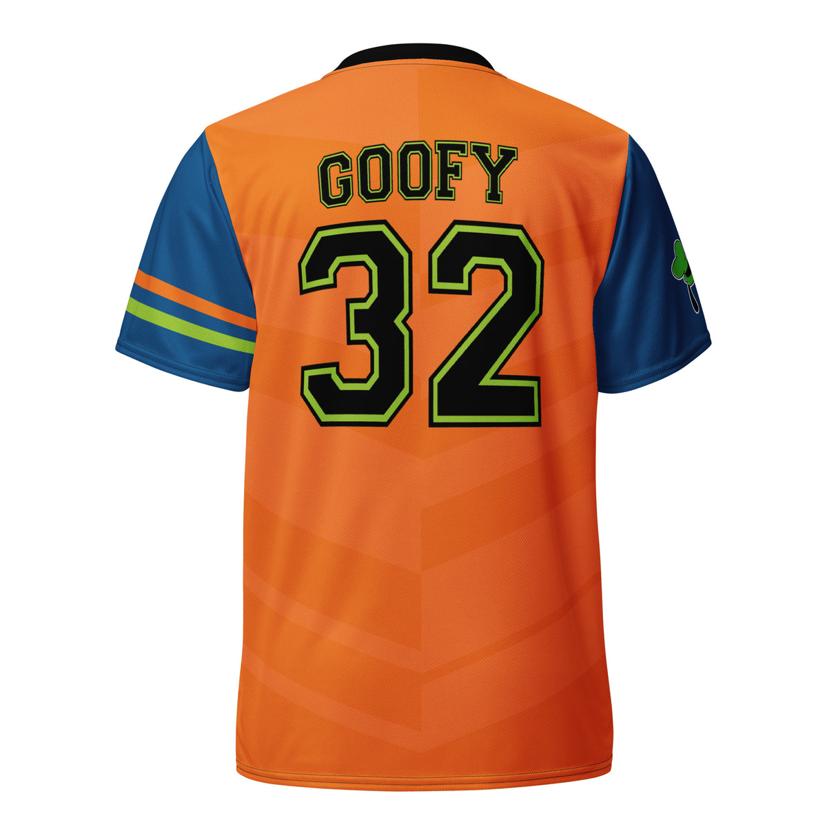 Goofy inspired Football shirt. Vintage Orange and Blue Disney Goofy inspired soccer shirt