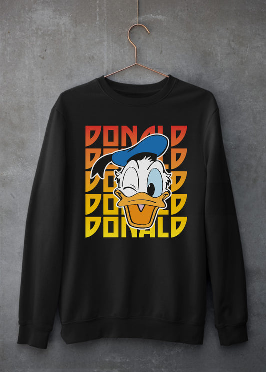 Donald Kiss Black Sweatshirt