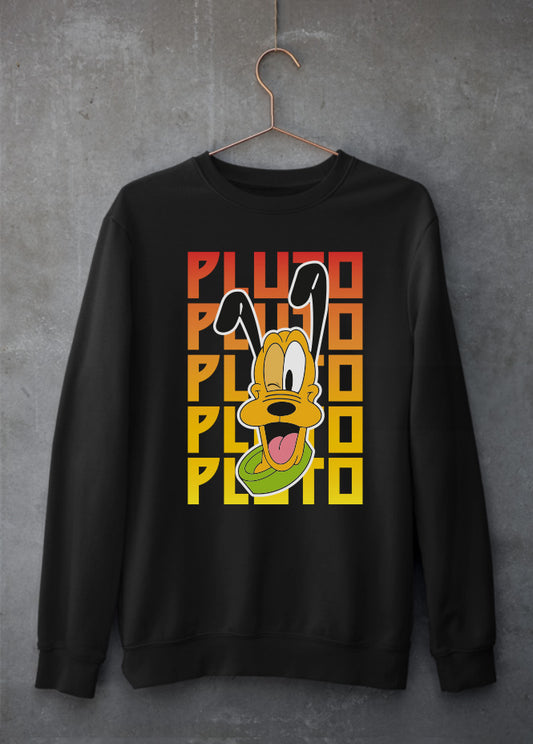 Pluto Kiss Black Sweatshirt