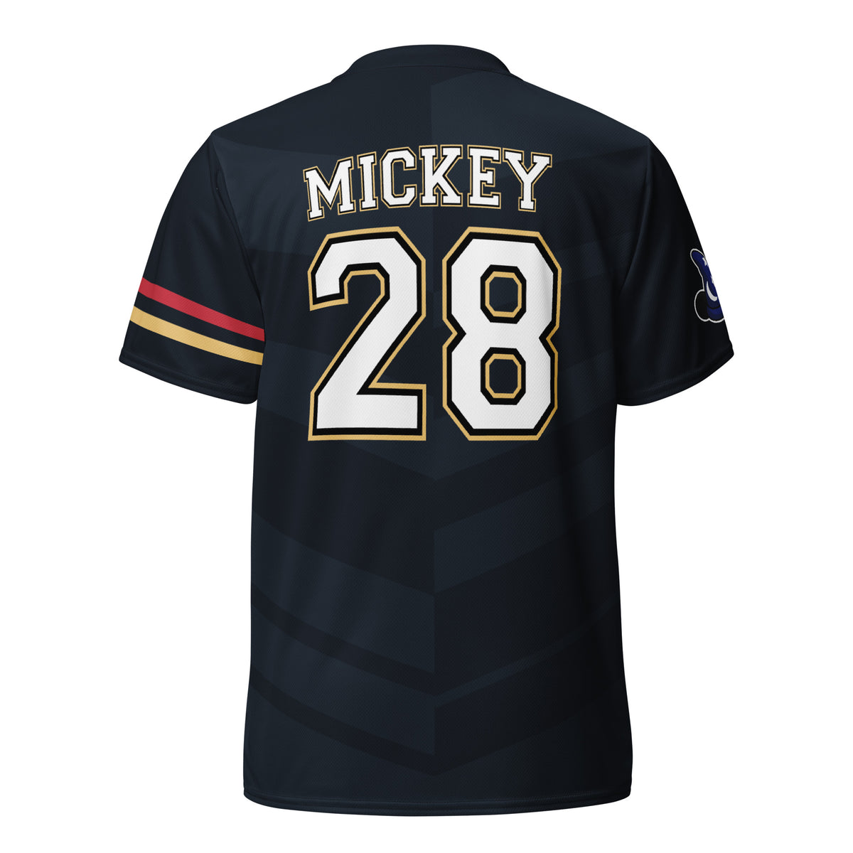 Mickey Mouse inspired Football shirt. Vintage style Disney inspired soccer shirt