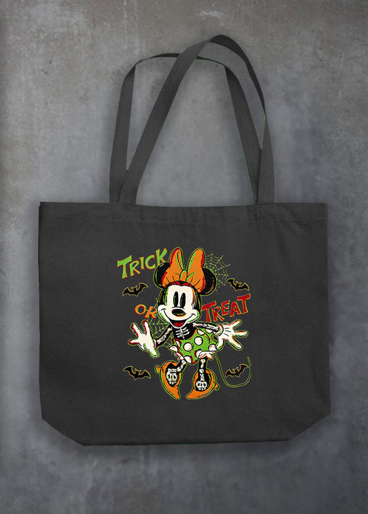 Minnie Trick or Treat Black Tote Bag