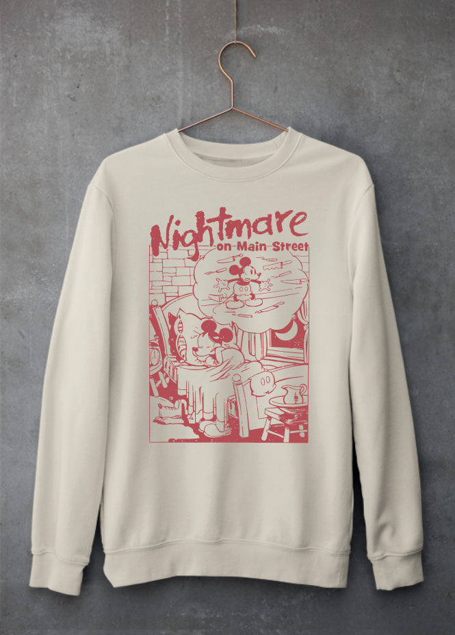 Nightmare on Main Street Sand Sweatshirt