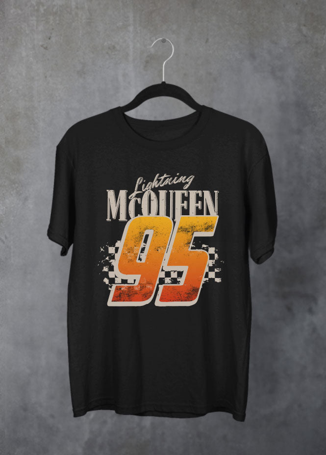 Racing McQueen Black T-shirt