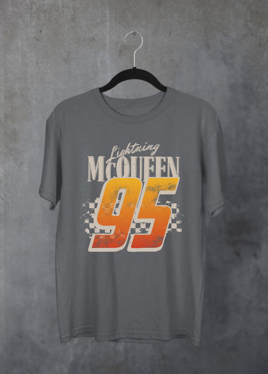 Racing McQueen Grey T-shirt