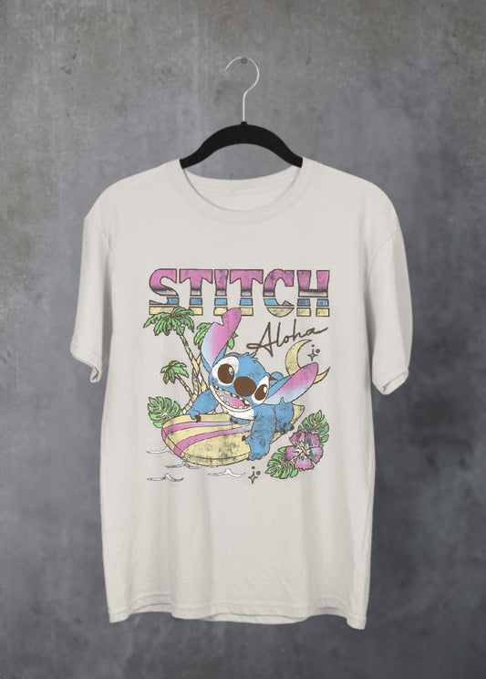 Aloha Stitch Sand T-Shirt