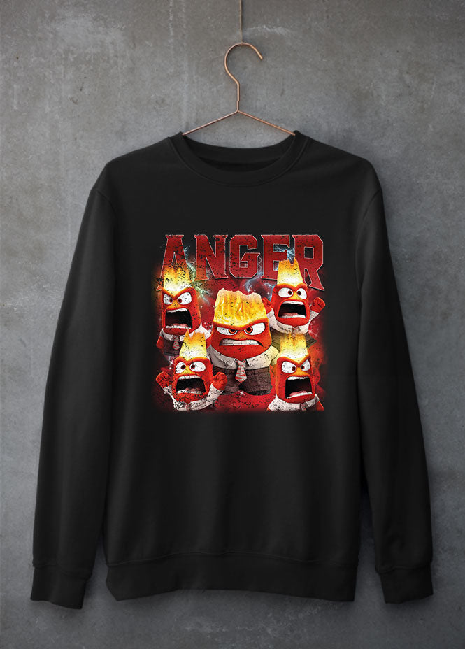 Anger Black Sweatshirt