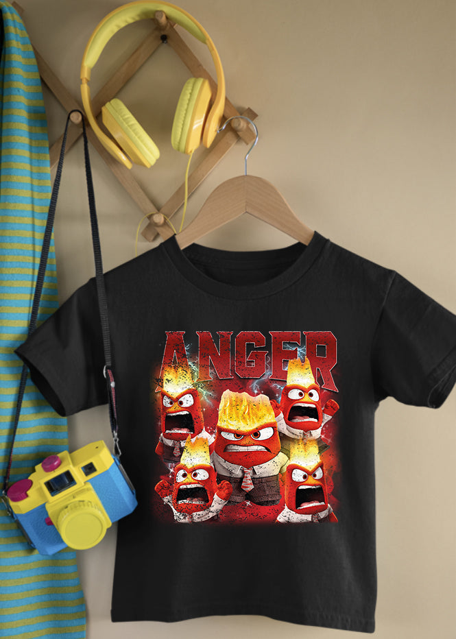 Anger Black Children's Tee