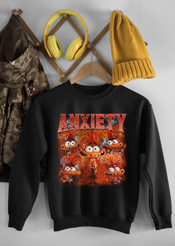 Anxiety Black Children's Sweatshirt