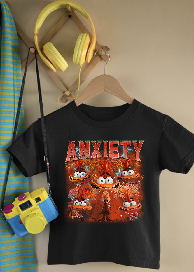 Anxiety Black Children's Tee