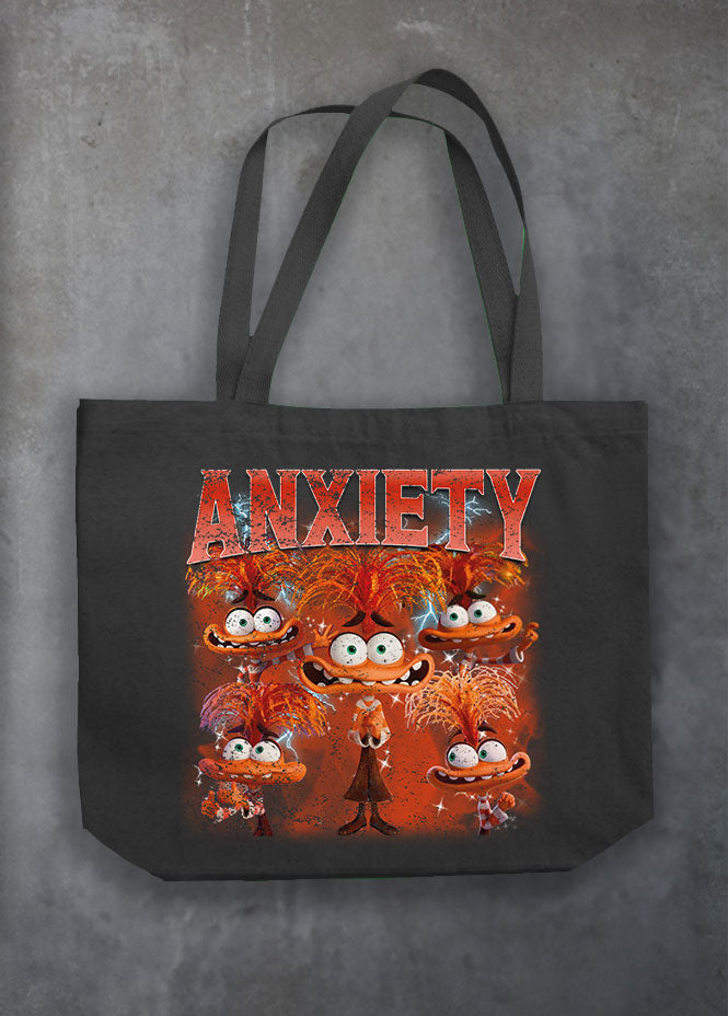 Anxiety Black Tote Bag