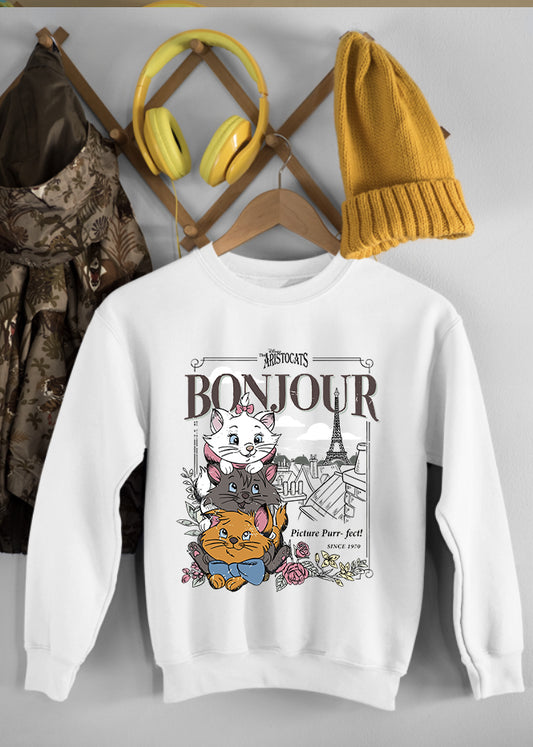 Aristocrats White Children's Sweatshirt