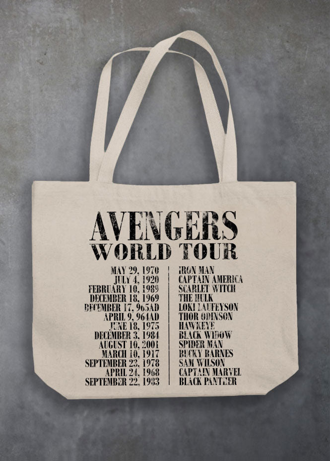 Avenger Natural Tote (Double Sided)