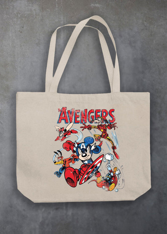 Avenger Natural Tote (Double Sided)