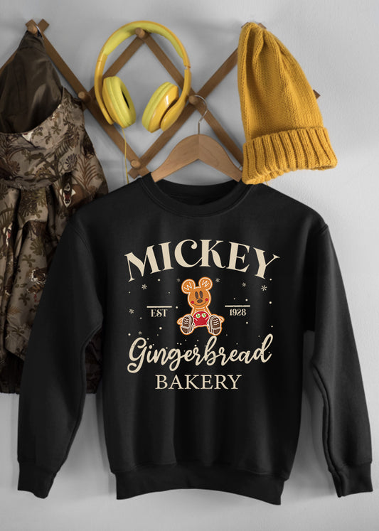 Mickey Bakery Black Children's Sweatshirt