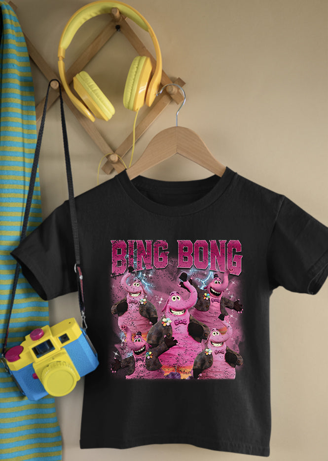 Bing Bong Black Children's Tee