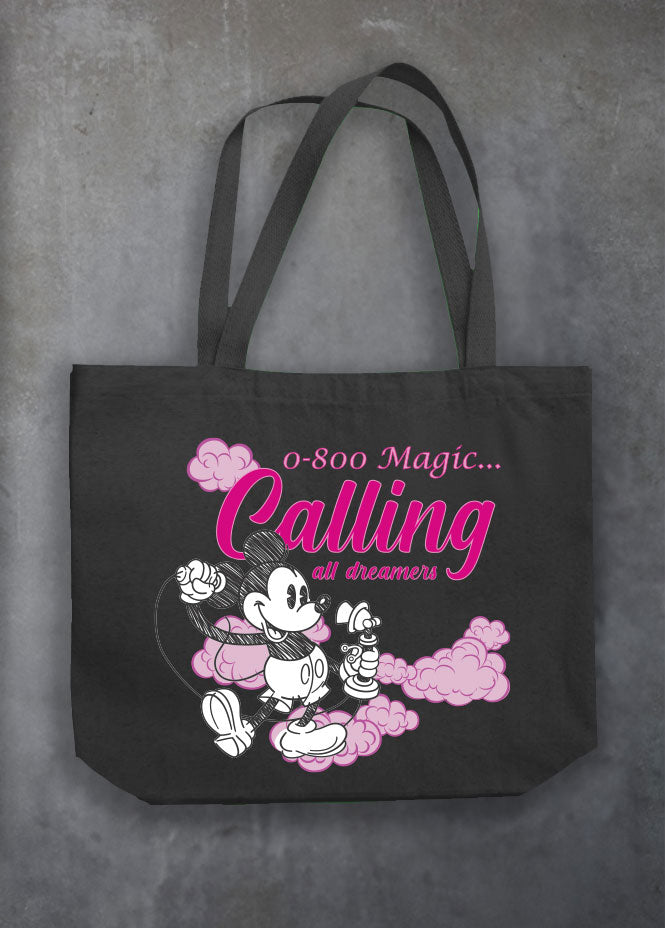 Calling all Dreamers Black Tote Bag