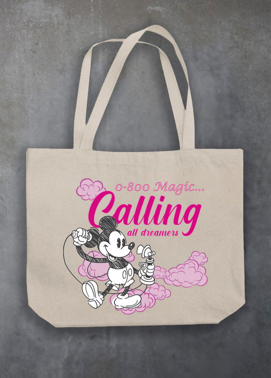 Calling all Dreamers Natural Tote Bag