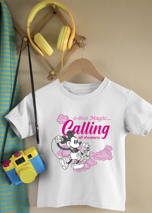 Calling all Dreamers White Children's Tee