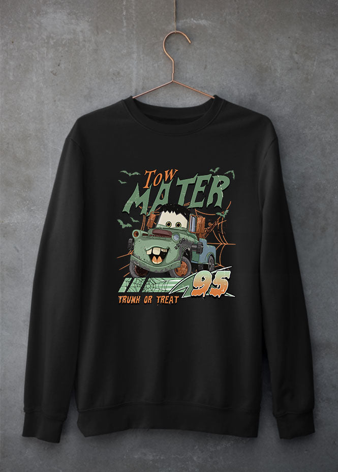 Mater Cars Halloween Black Sweatshirt