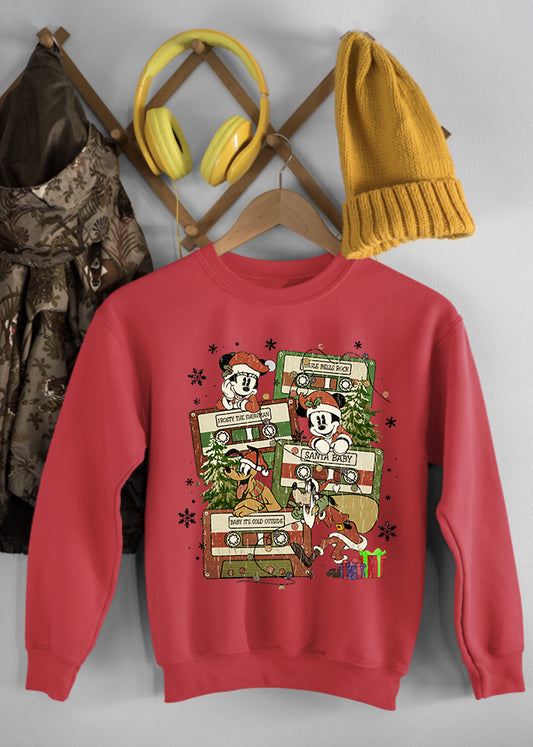 Christmas Cassette Ruby Children's Sweatshirt