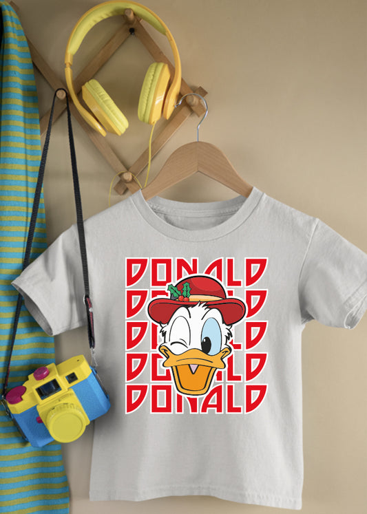 Christmas Donald Children's Cream Tee