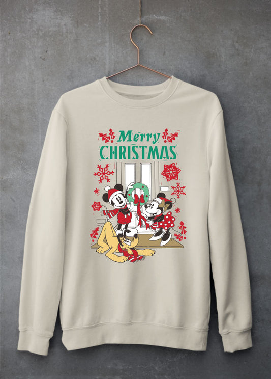 Christmas Door Sand Sweatshirt