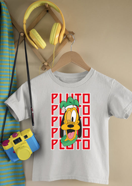 Christmas Pluto Children's Cream Tee