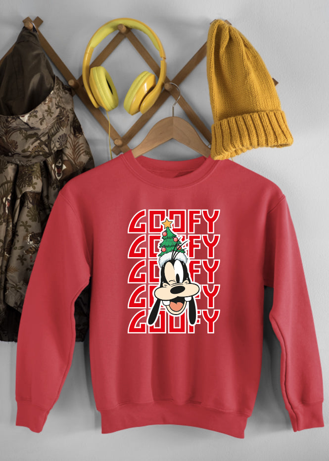 Christmas Goofy Ruby Children's Sweatshirt