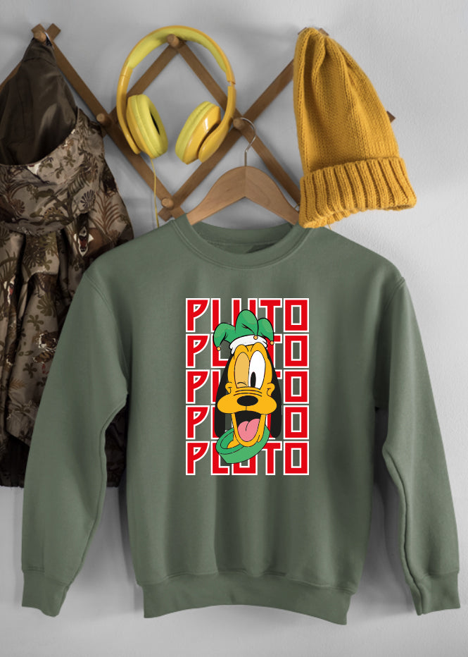 Christmas Pluto Fern Children's Sweatshirt