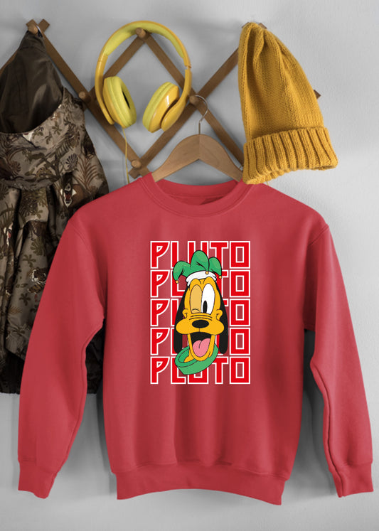 Christmas Pluto Ruby Children's Sweatshirt