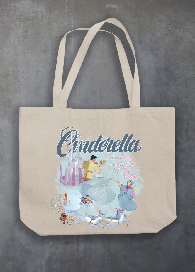 Cinderella Natural Tote Bag