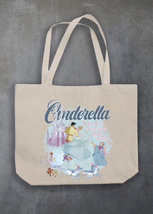 Cinderella Natural Tote Bag