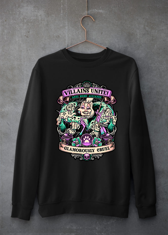 Cruella Black Sweatshirt