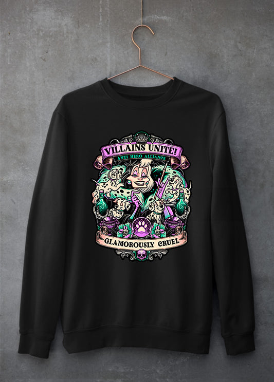 Cruella Black Sweatshirt