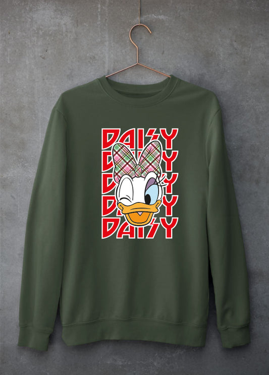 Daisy Christmas Green Sweatshirt